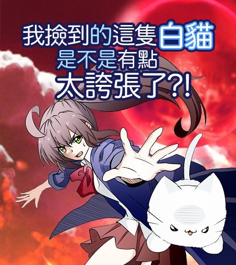我撿到的這隻白貓是不是有點太誇張了?!封面